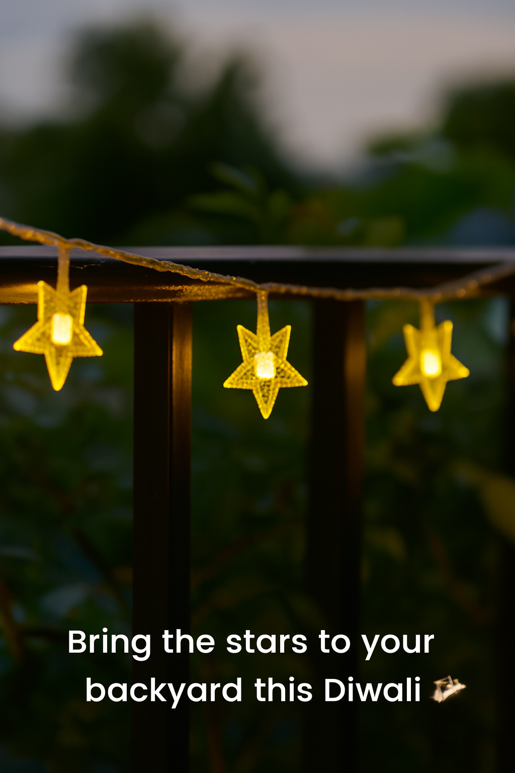 Serial String Star Lights for Decoration